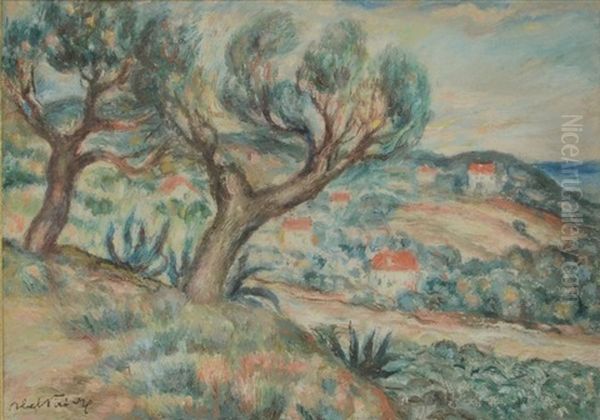 Paysage De Cagnes Sur Mer - view 1