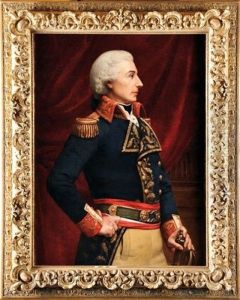Portrait De Gilbert Du Motier Marquis De La Fayette En General Durant La Revolution Francaise by Leon Maxime Faivre