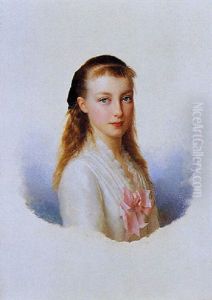 Portrait De La Princesse Louise D'orleans