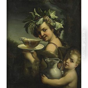 The Young Bacchus (after Guido Reni) by Antoine Sebastien Falardeau