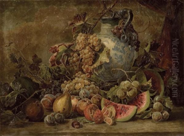 Fruchtestillleben Mit Groser Vase (after P.schodel) - view 1