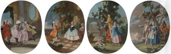Fetes Galantes (4 Works) - view 1