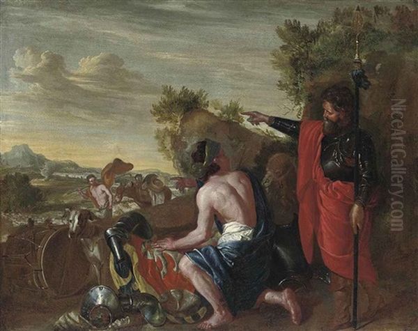 David Refusing Saul's Armour - view 1