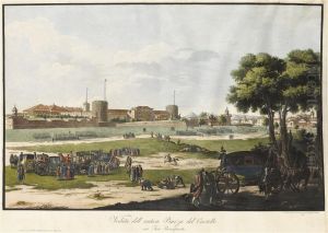 Veduta Dell'antica Piazza Del Castello by Domenico Aspari