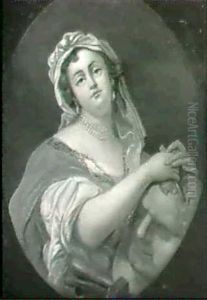 Portrait Presume De Marie-ann Collot Finissant Le Buste De  Pierre-le-grand by Pierre-Etienne Falconet