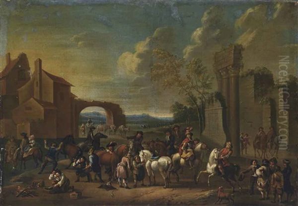 A Horse Fair - view 1