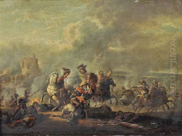 A Cavalry Skirmish - view 1