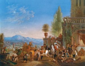 Nach Der Jagd by Carel van Falens or Valens
