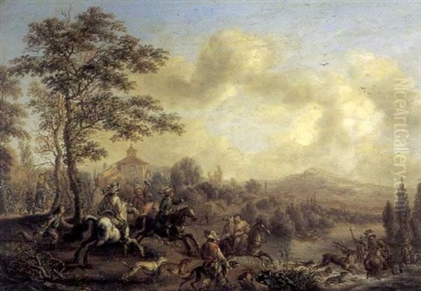 Scene De Chasse A Courre - view 1