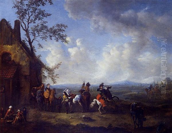 Le Depart Pour La Chasse Au Faucon - view 1