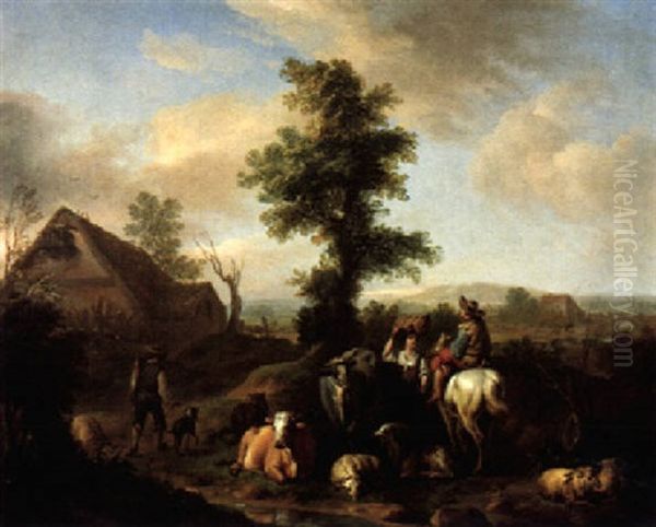 Landschaft Mit Hirten Und Herde - view 1