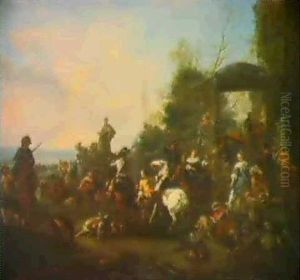 Le Depart Pour La Chasse Au Faucon