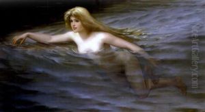 A Sea Nymph by Luis Ricardo Falero