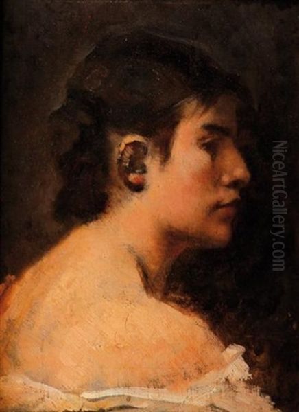 Portrait De Femme De Profil - view 1