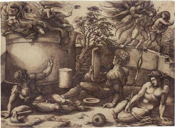 Expulsion Of Adam And Eve From Paradise - view 1