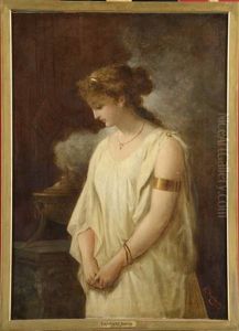 Jeune Fille Antique by Enrico Fanfani