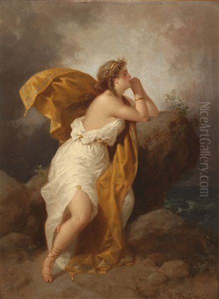 Elena, Helen Of Troy Gazing Out To Sea - view 1