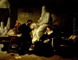 The Sculptor's Studio by Enrico Fanfani