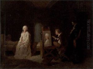 Le Peintre Et Son Modele Dans L'atelier