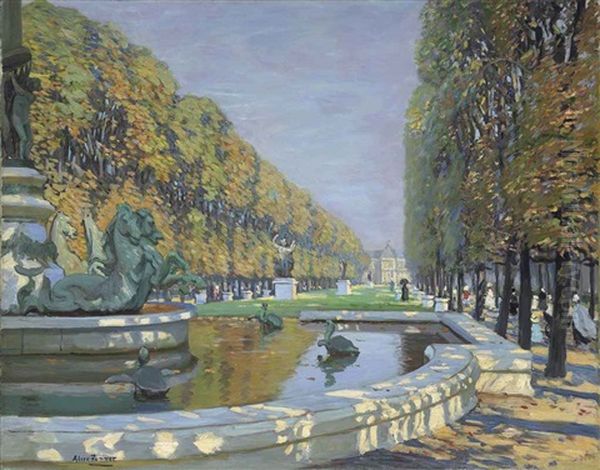 The Luxembourg Gardens, Paris - view 1