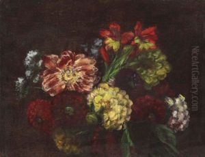 Fleurs, Dahlias, Glaieuls