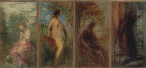 Les Quatre Saisons by Henri Fantin-Latour