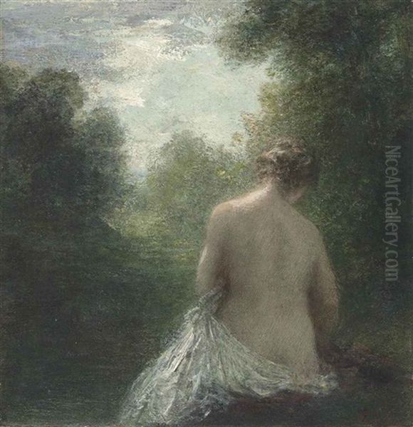 Baigneuse Assise De Dos - view 1