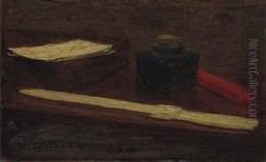 Nature Morte A L'encrier by Henri Fantin-Latour