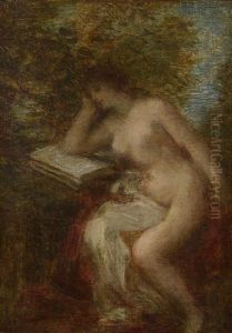 Femme Nue Lisant by Henri Fantin-Latour