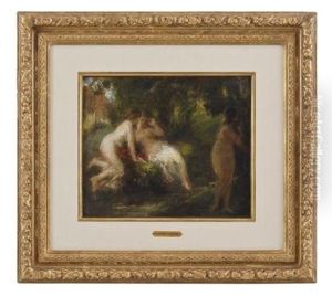 Banistas En El Bosque by Henri Fantin-Latour