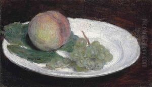 Peche Et Raisin Blanc by Henri Fantin-Latour