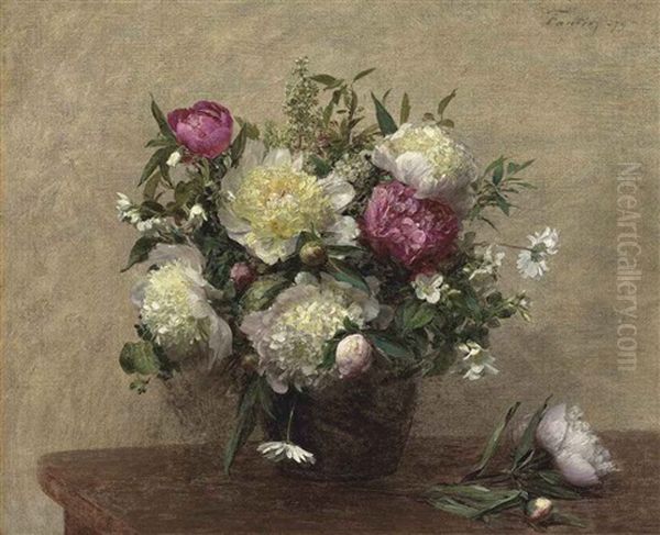 Vase De Pivoines - view 1
