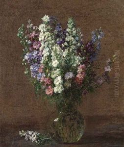 Pieds D'alouette by Henri Fantin-Latour