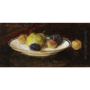 Assiette De Fruits by Henri Fantin-Latour