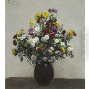 Chrysanthemes by Henri Fantin-Latour