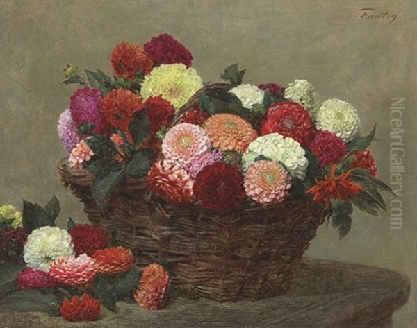 Panier De Dahlias - view 1