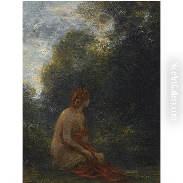 The Resting Nymph - view 1
