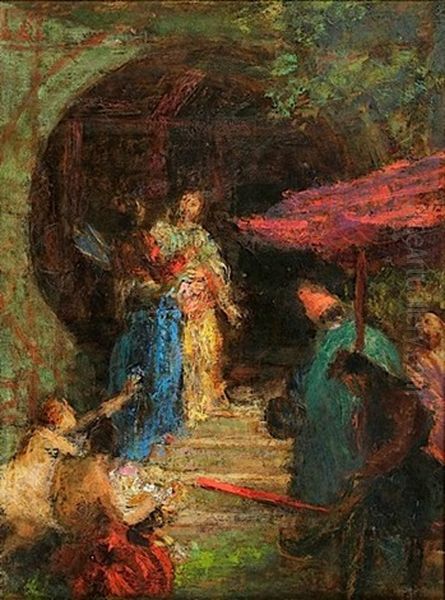Les Princesses Au Palanquin - view 1