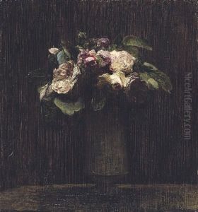 Roses by Henri Fantin-Latour