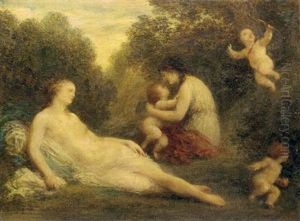 Venus Et Les Amours by Henri Fantin-Latour