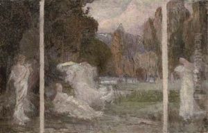 Sybils In A Summer Landscape by Henri Fantin-Latour