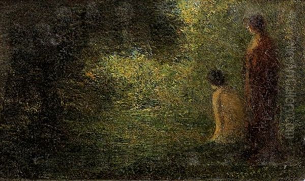 Deux Baigneuses Sous Bois - view 1