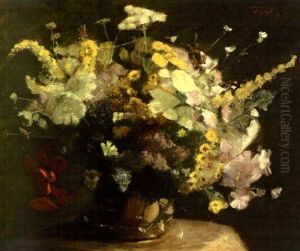 Still Life Of Flowers by Henri Fantin-Latour