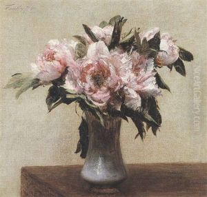 Pivoines Dans Un Vase by Henri Fantin-Latour