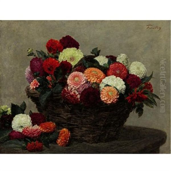 Panier De Dahlias - view 1