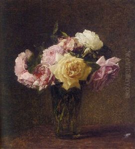Roses by Henri Fantin-Latour