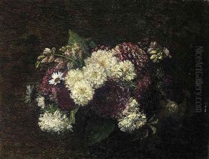 Chrysanthemes Et Fleurs Diverses by Henri Fantin-Latour