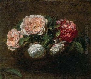 Fleurs Roses by Henri Fantin-Latour