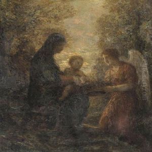 Le Repos De La Sainte Familie by Henri Fantin-Latour