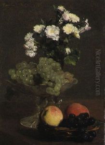 Nature Morte, Fleurs Et Fruits by Henri Fantin-Latour
